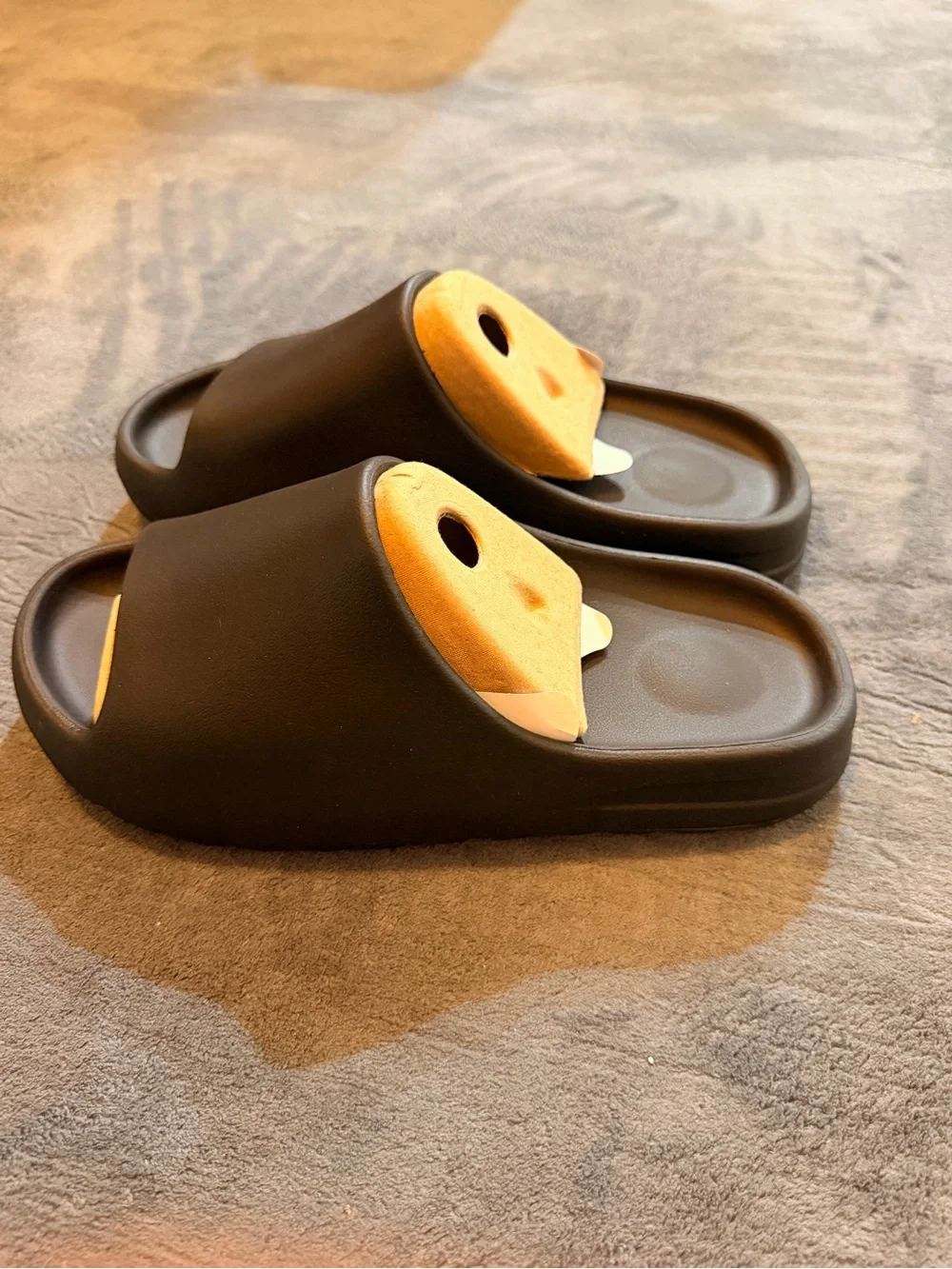 Sleek Black Slides - YS-01 Size 11